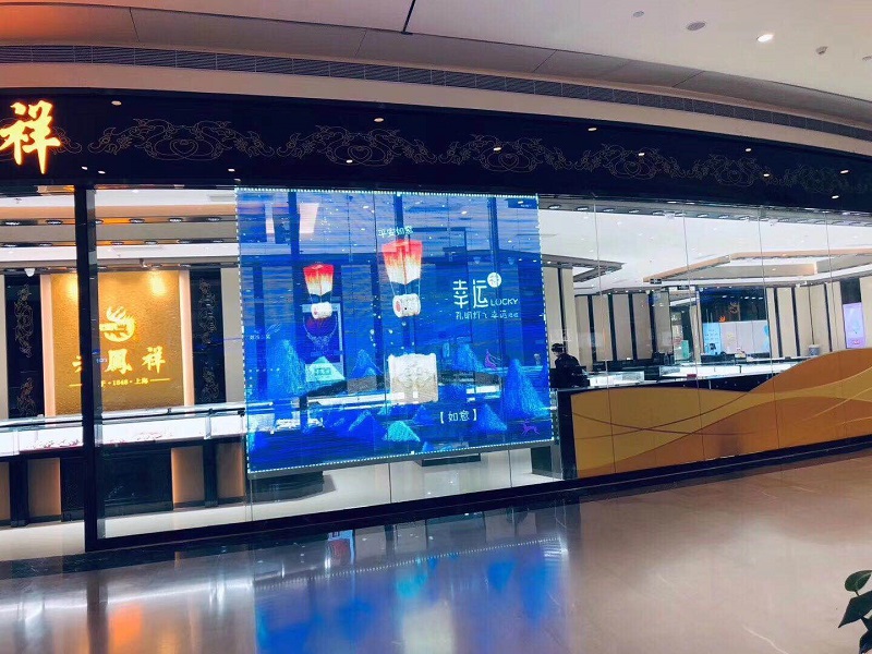 櫥窗透明led顯示屏有哪些功能？